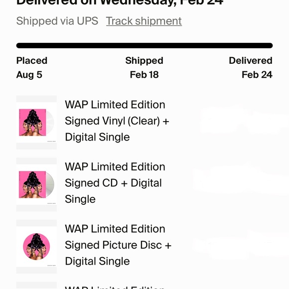 Cardi B Megan Thee Stallion WAP Signed Picture Dis - Picture 4 of 6